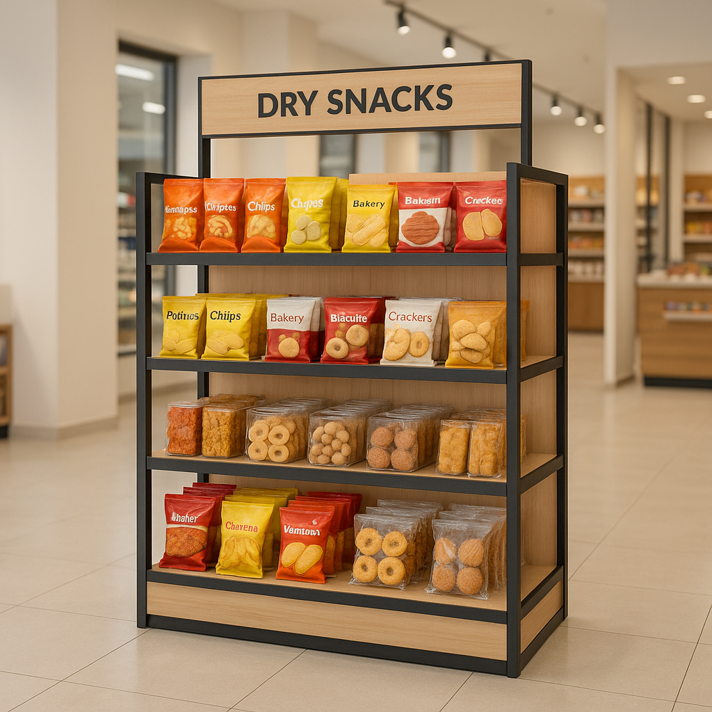 Dry Snack Display Rack