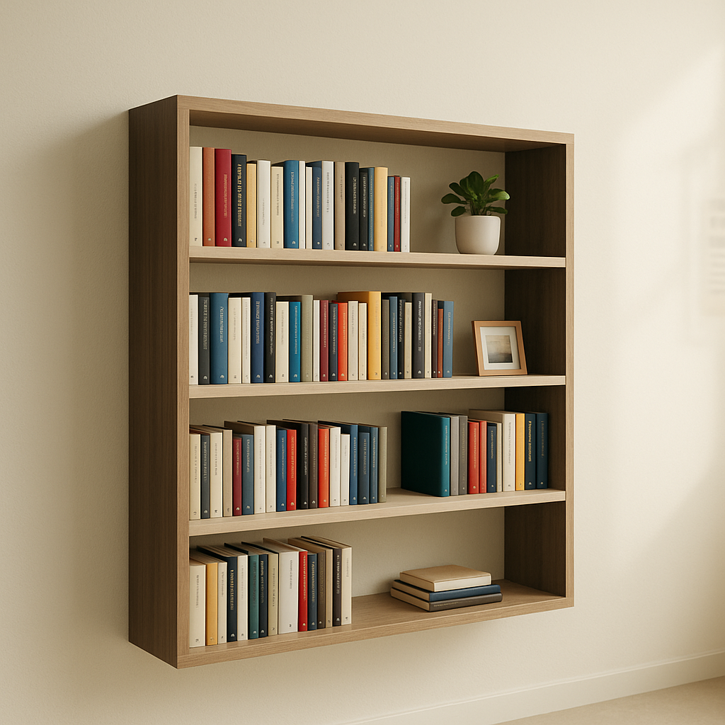 Wall-Mounted Bookshelf