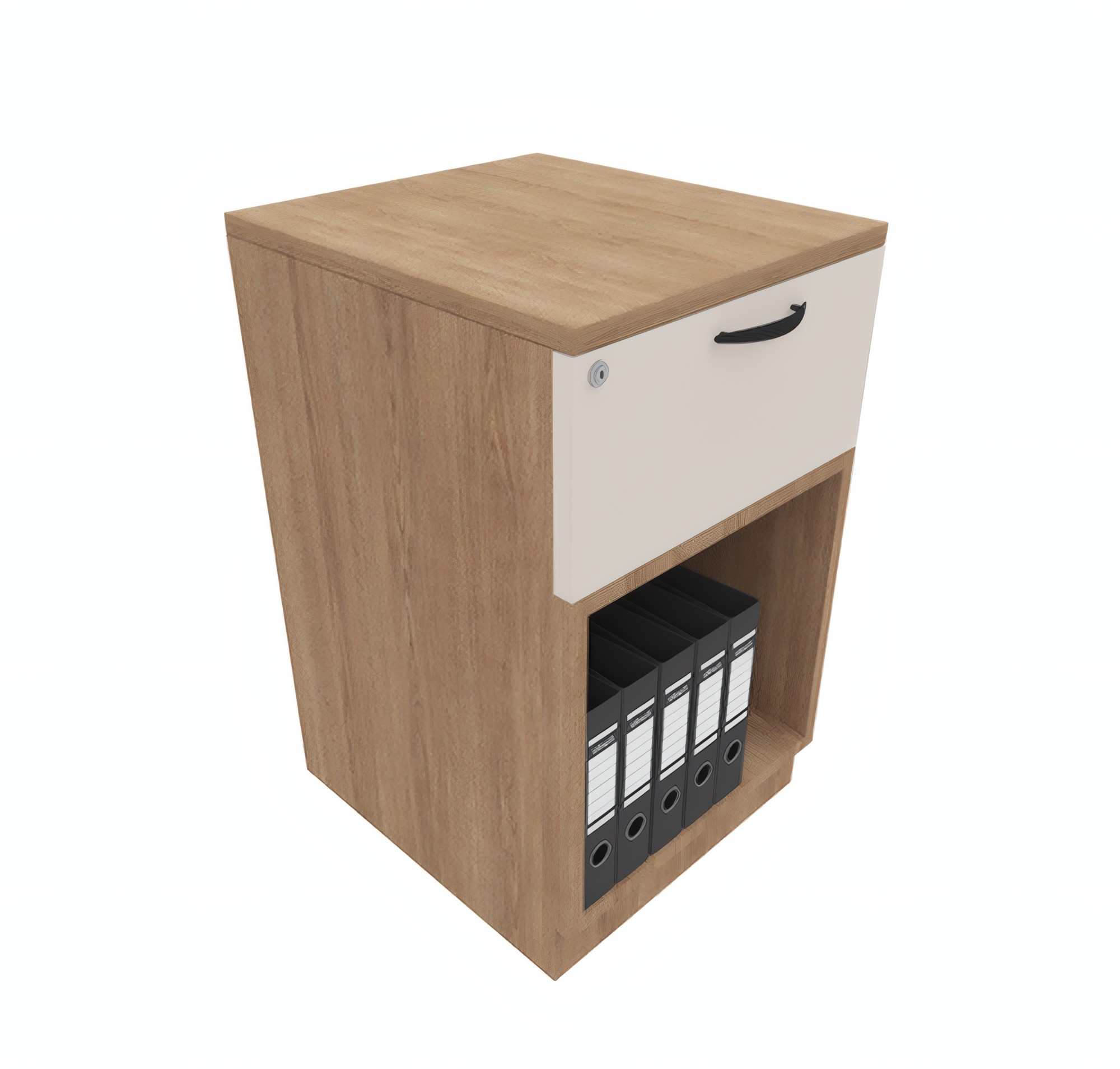 1 Drawer Open Box Pedestal