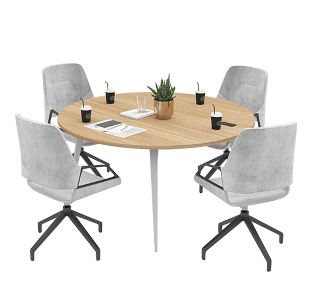 Sleek Round Collab Table