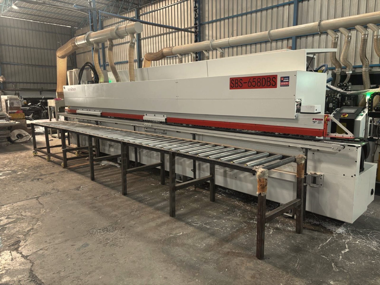 Edge-banding line in the OutDo woodwork unit
